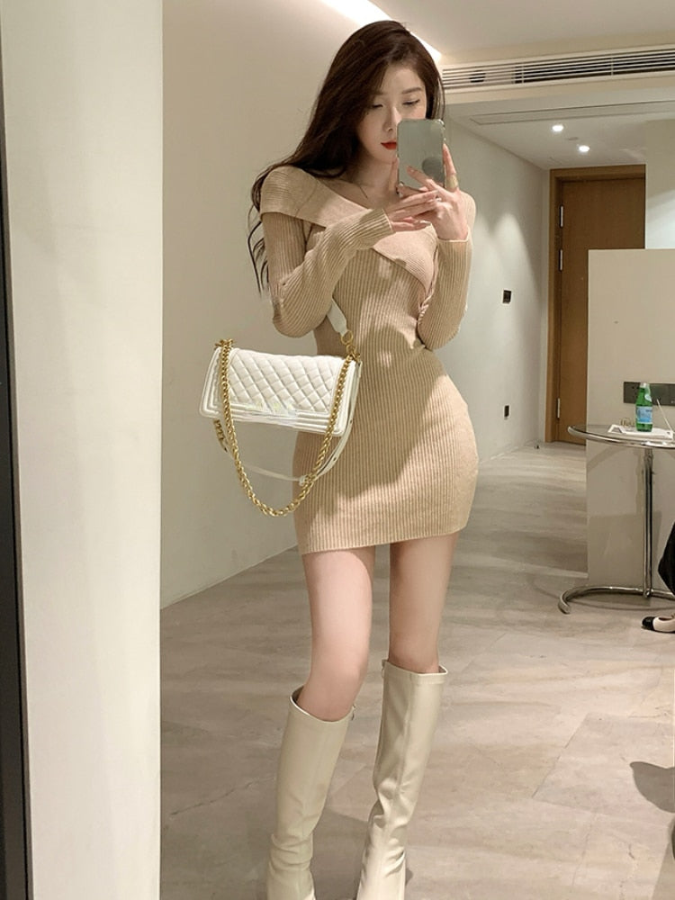 Knit Autumn Dress