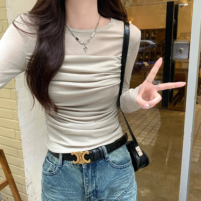 Mesh Long Sleeve Top