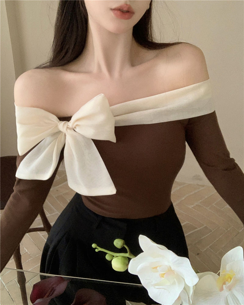 Bow Long Sleeve Top