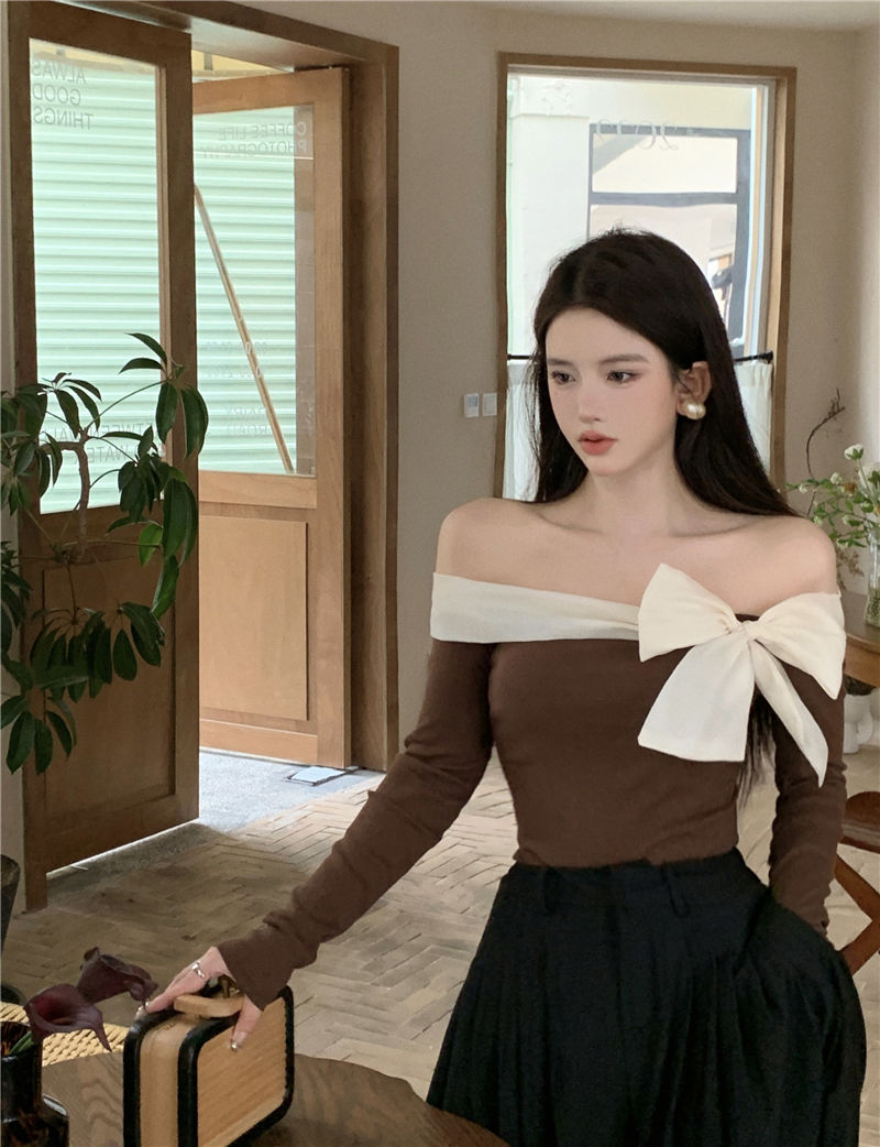 Bow Long Sleeve Top