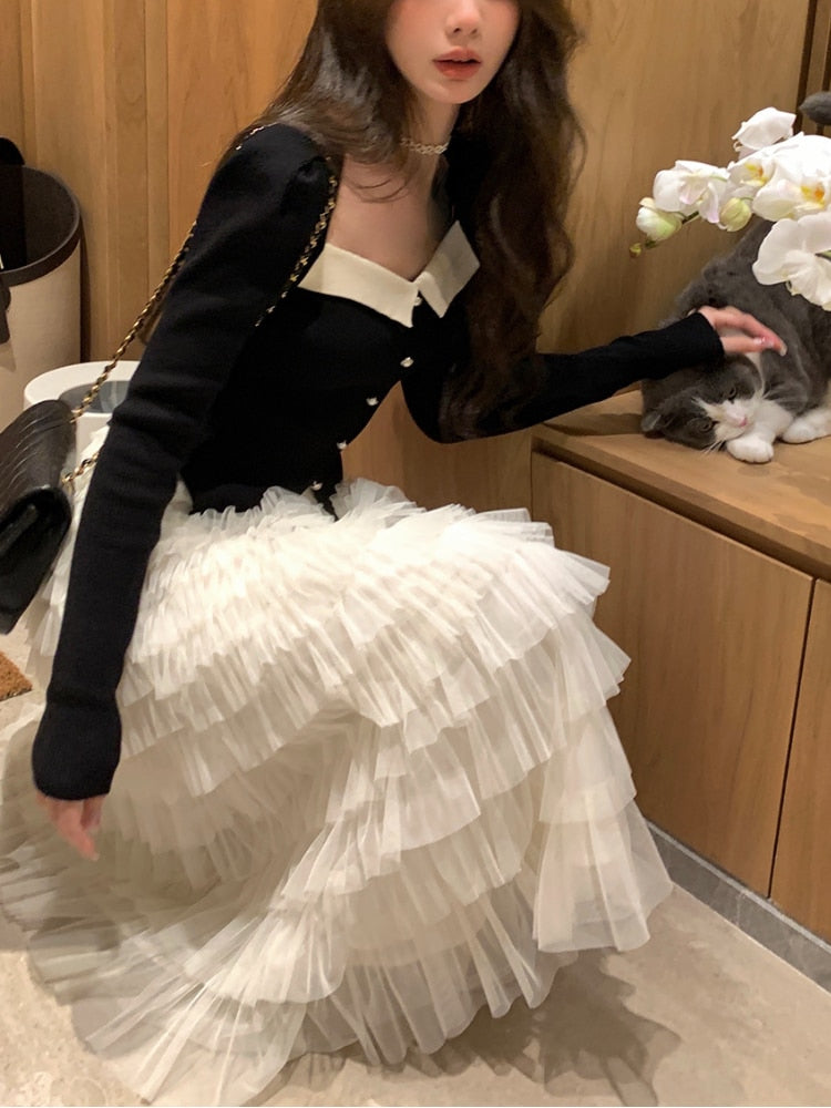 French Vintage Knitted Sweater