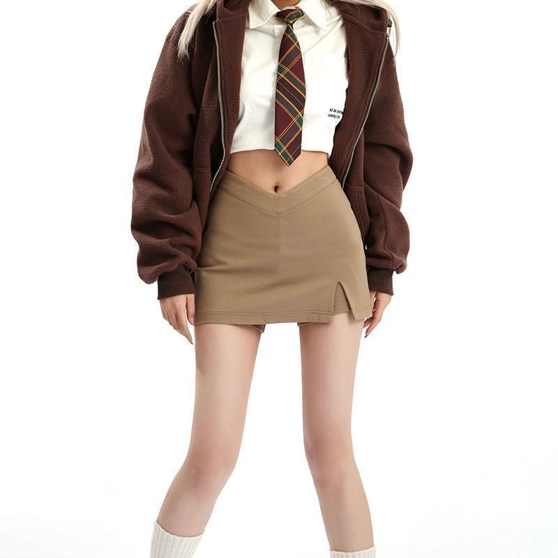 Split Mini Skirt