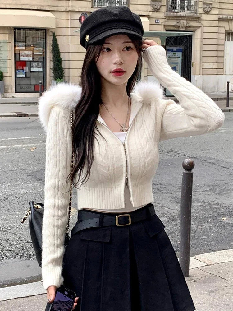 Fur Hooded Jacket