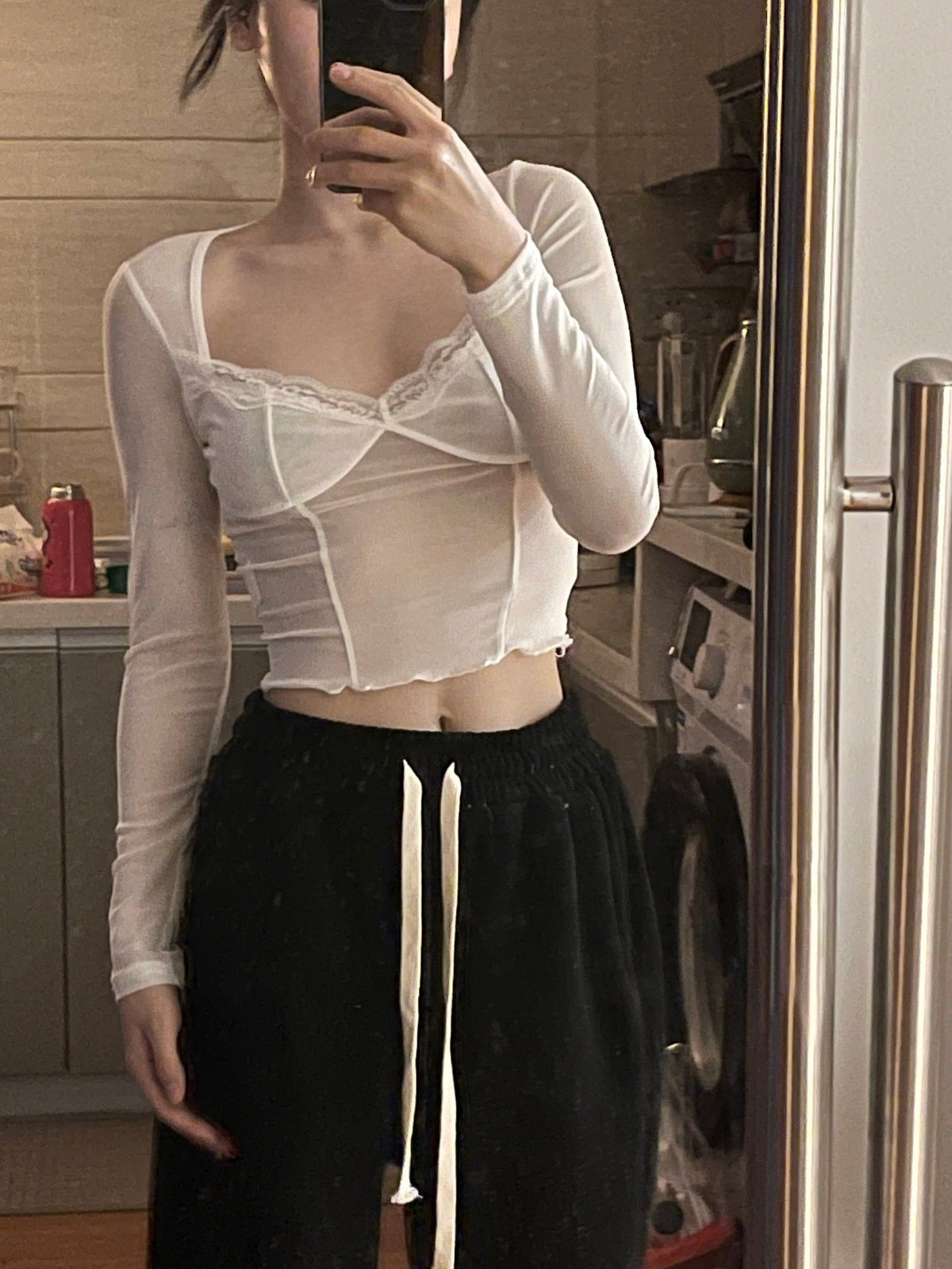Lace Mesh Top
