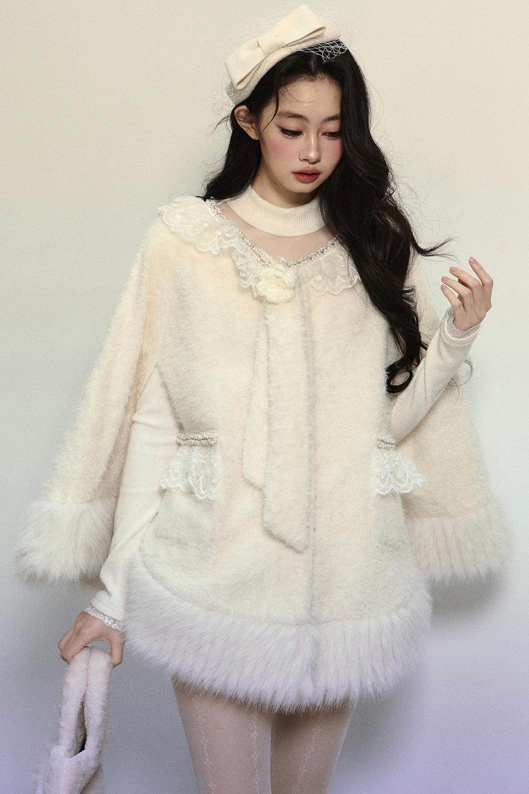 Loose Plush Fur Coat - My Store
