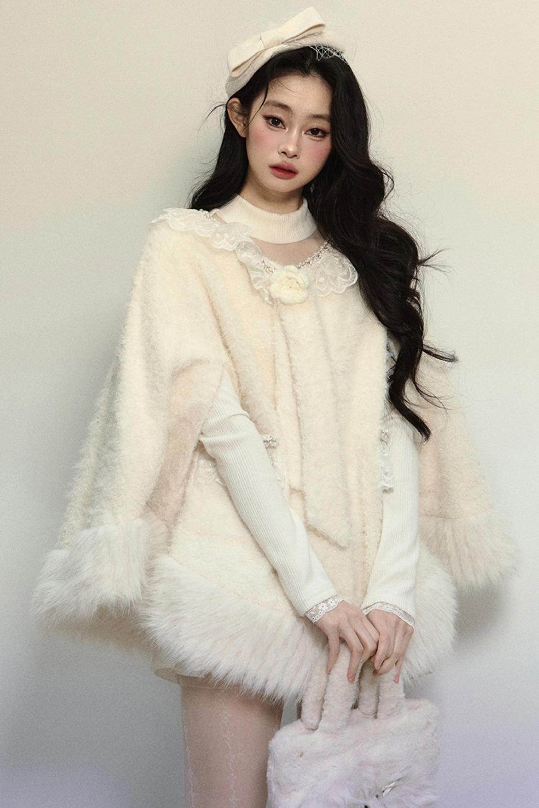 Loose Plush Fur Coat - My Store