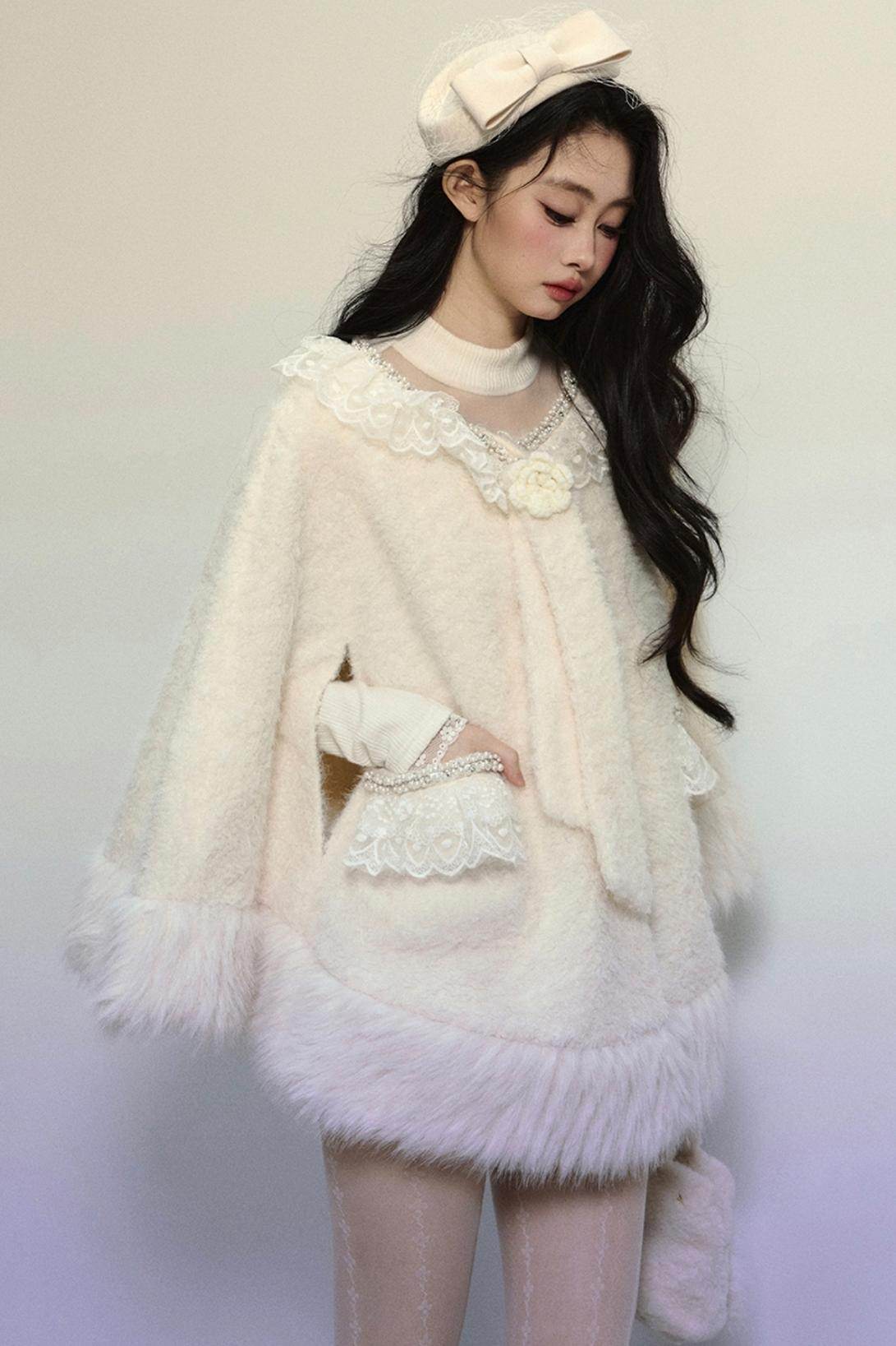 Loose Plush Fur Coat - My Store