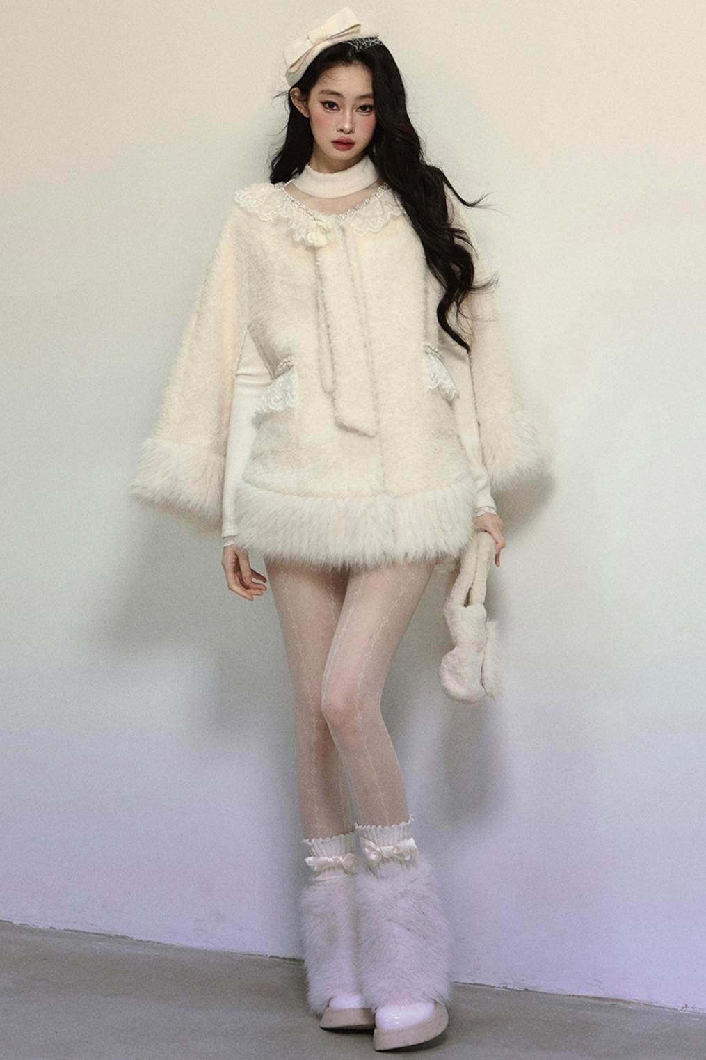 Loose Plush Fur Coat - My Store