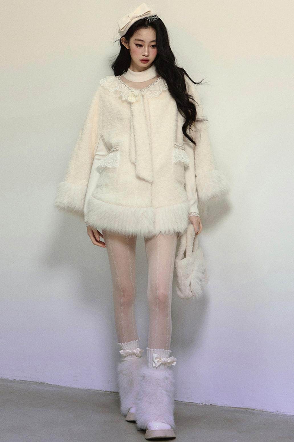 Loose Plush Fur Coat - My Store