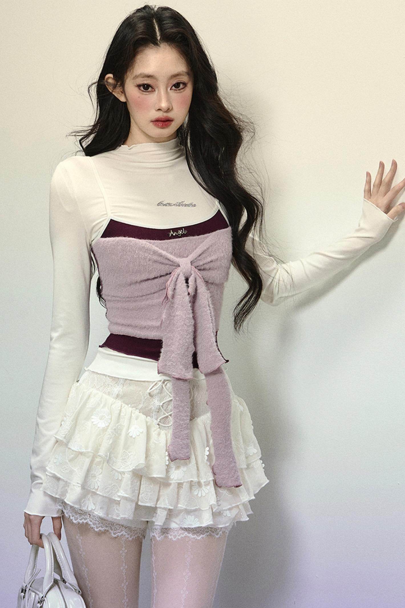 Half-High Neck Top & Suspender Set-Up - My Store