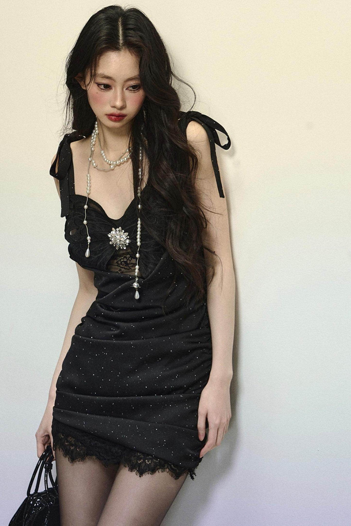 Elegant Lace Bodycon Short Dress - My Store
