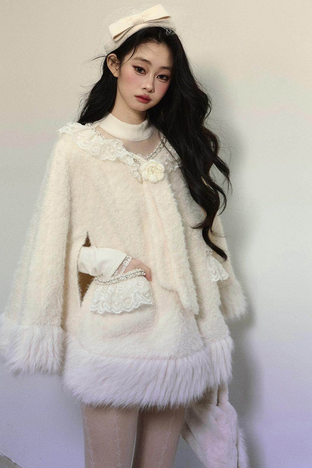 Loose Plush Fur Coat - My Store