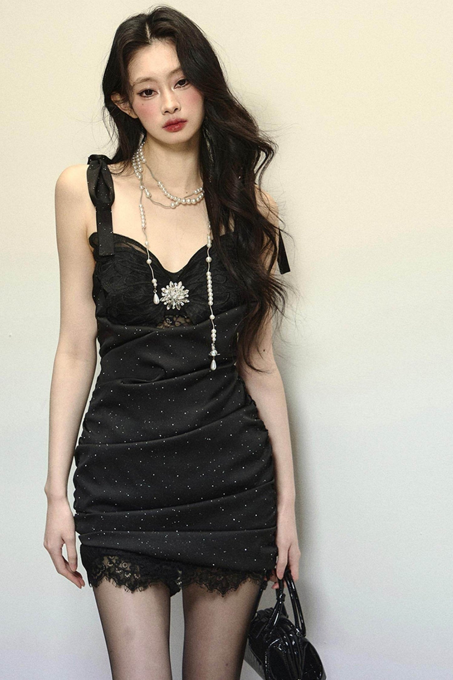 Elegant Lace Bodycon Short Dress - My Store