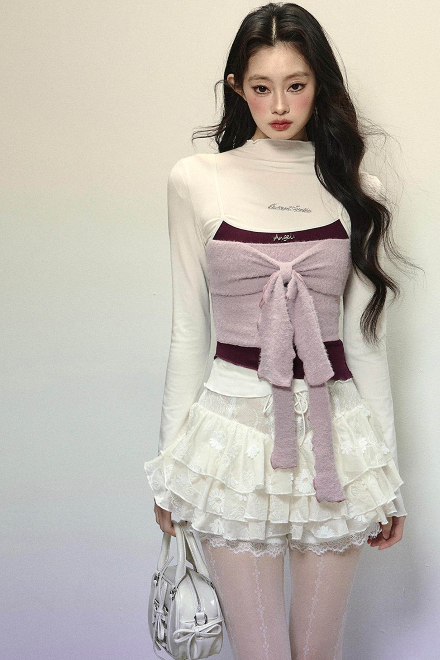 Half-High Neck Top & Suspender Set-Up - My Store