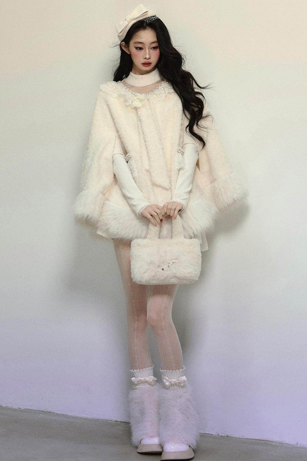 Loose Plush Fur Coat - My Store