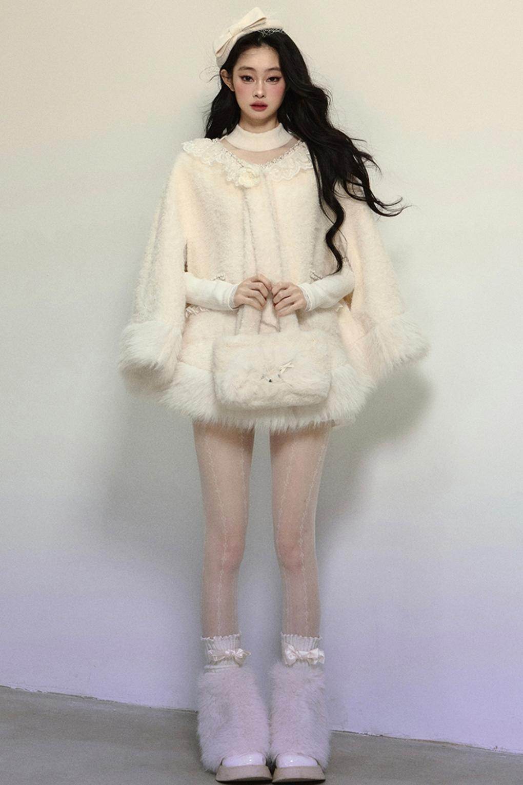 Loose Plush Fur Coat - My Store