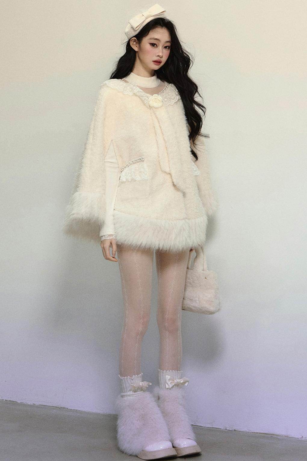 Loose Plush Fur Coat - My Store