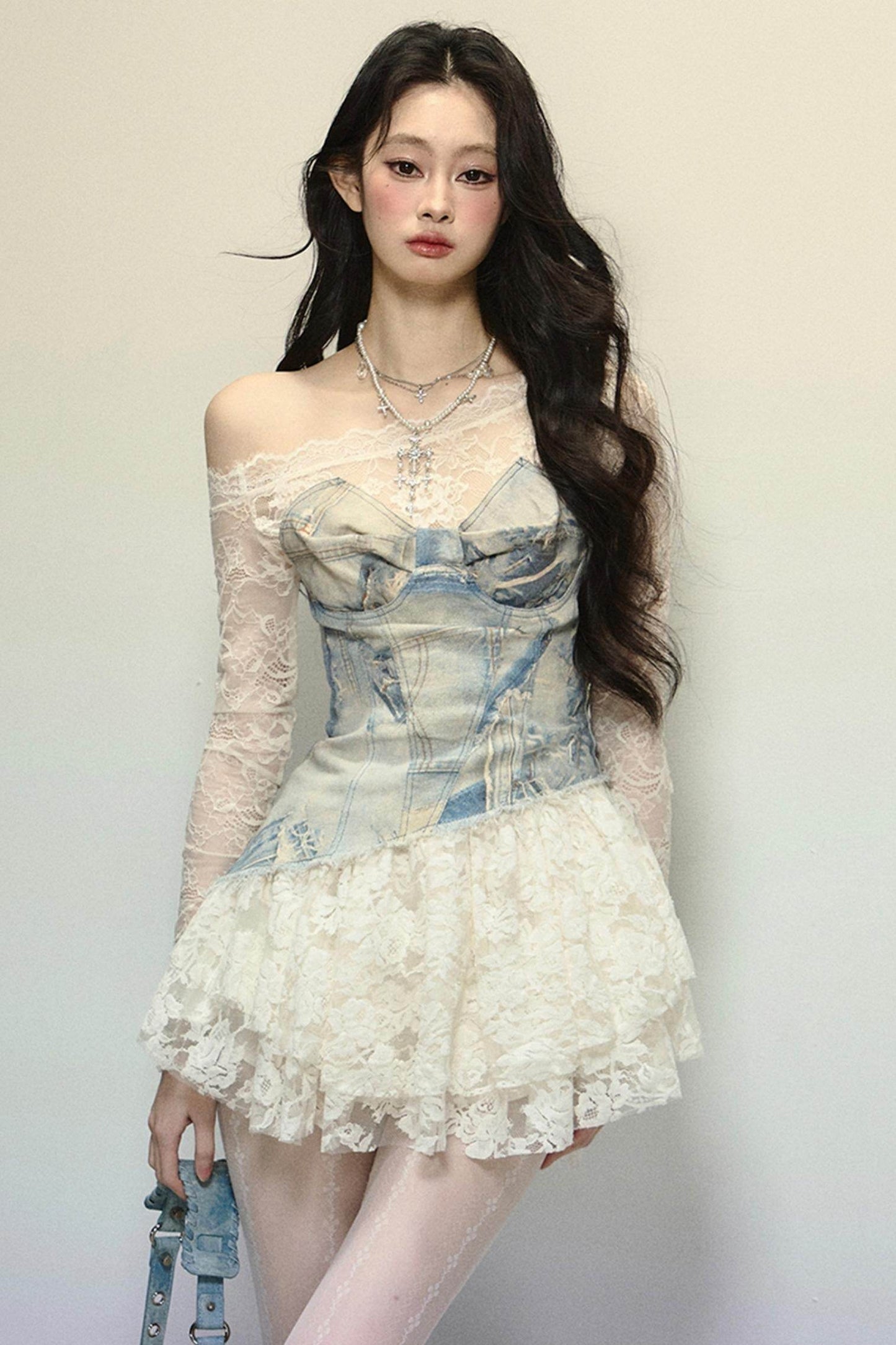 Off-Shoulder Tutu Midi Dress - My Store