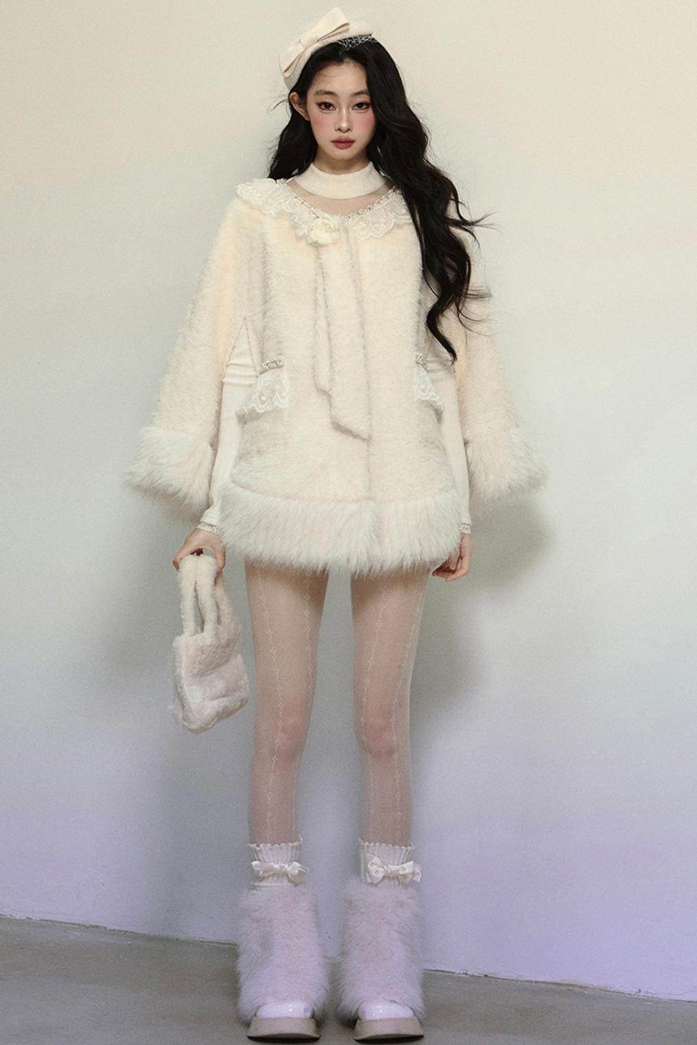 Loose Plush Fur Coat - My Store