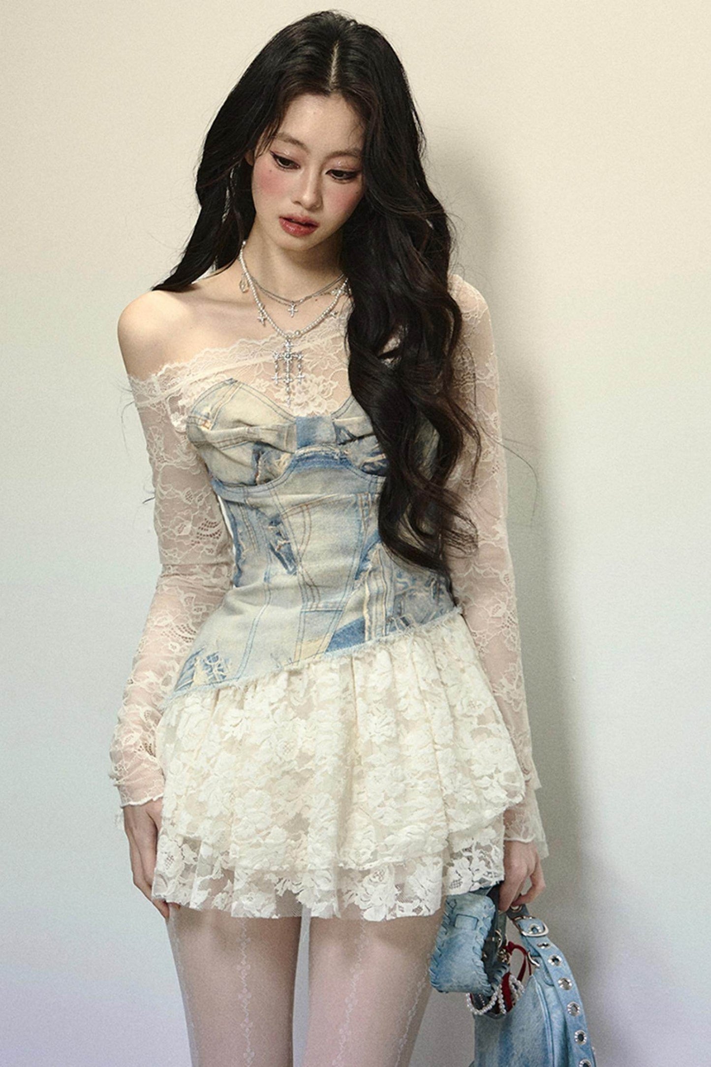 Off-Shoulder Tutu Midi Dress - My Store