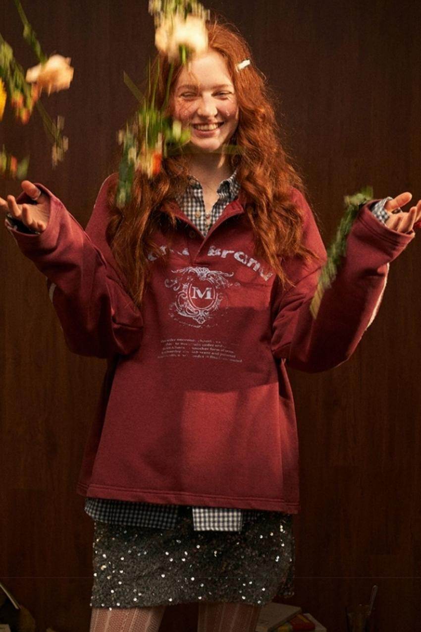 Casual Long Sleeve Sweatshirt - My Store