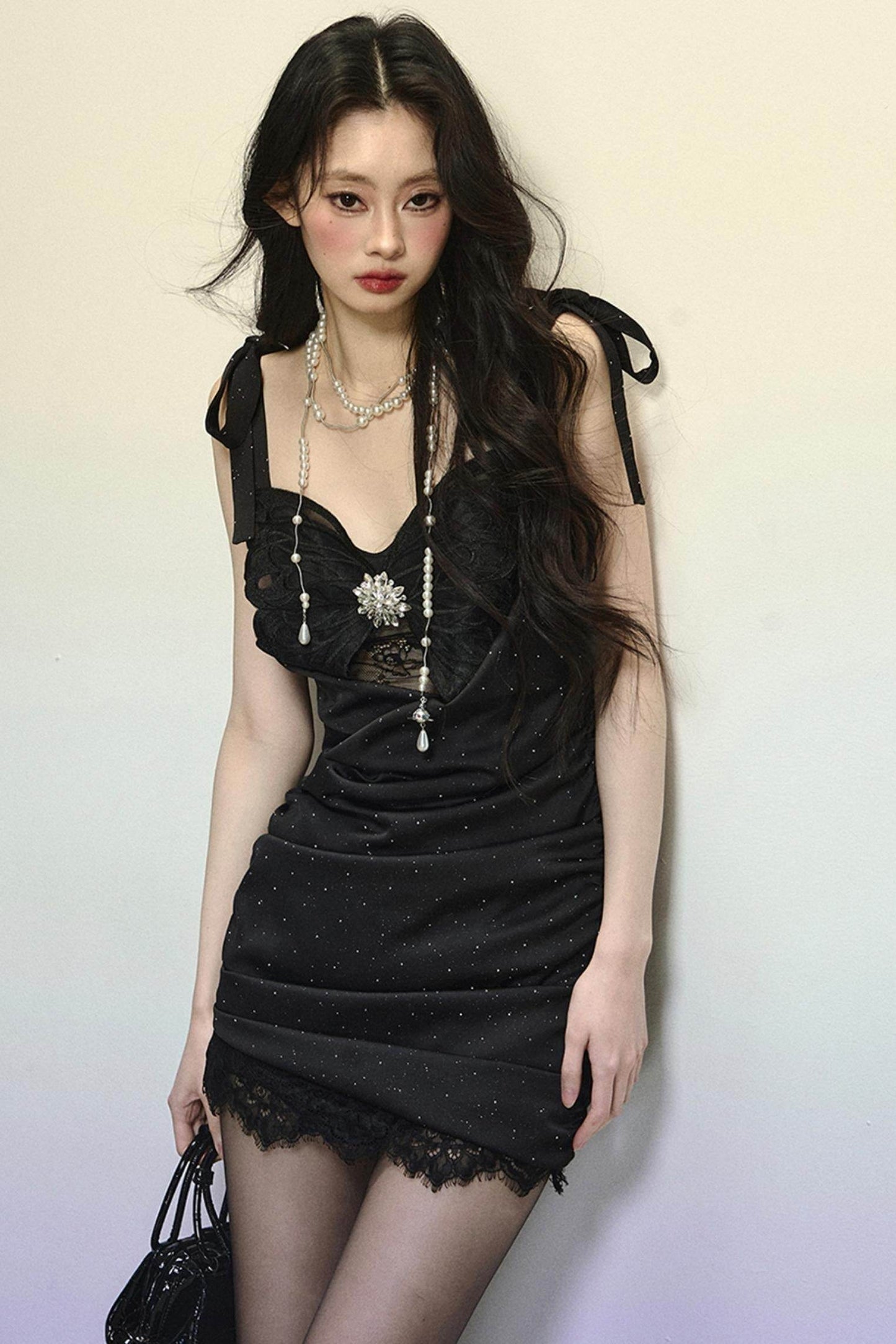 Elegant Lace Bodycon Short Dress - My Store