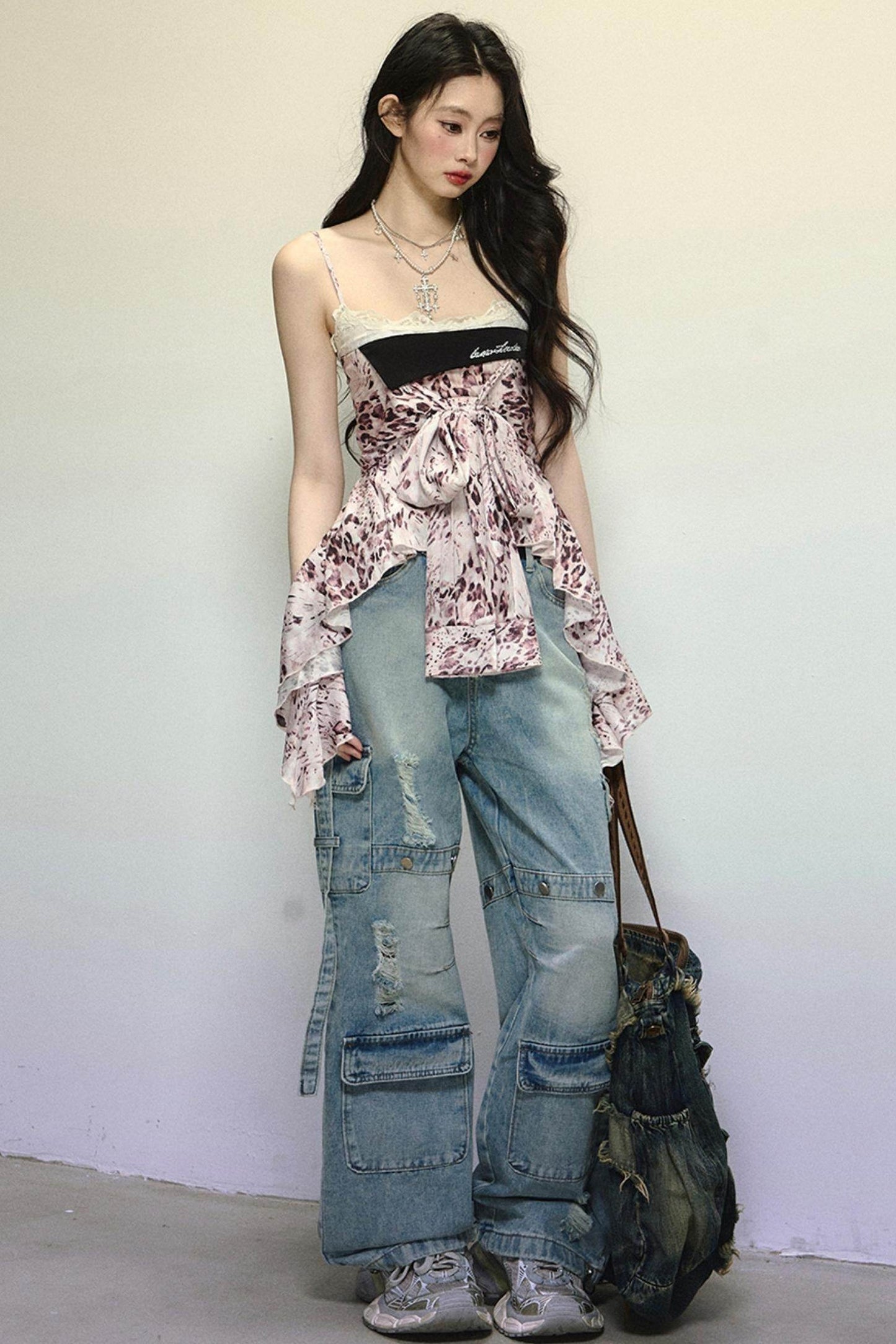 Asymmetrical Fit Lace Top - My Store