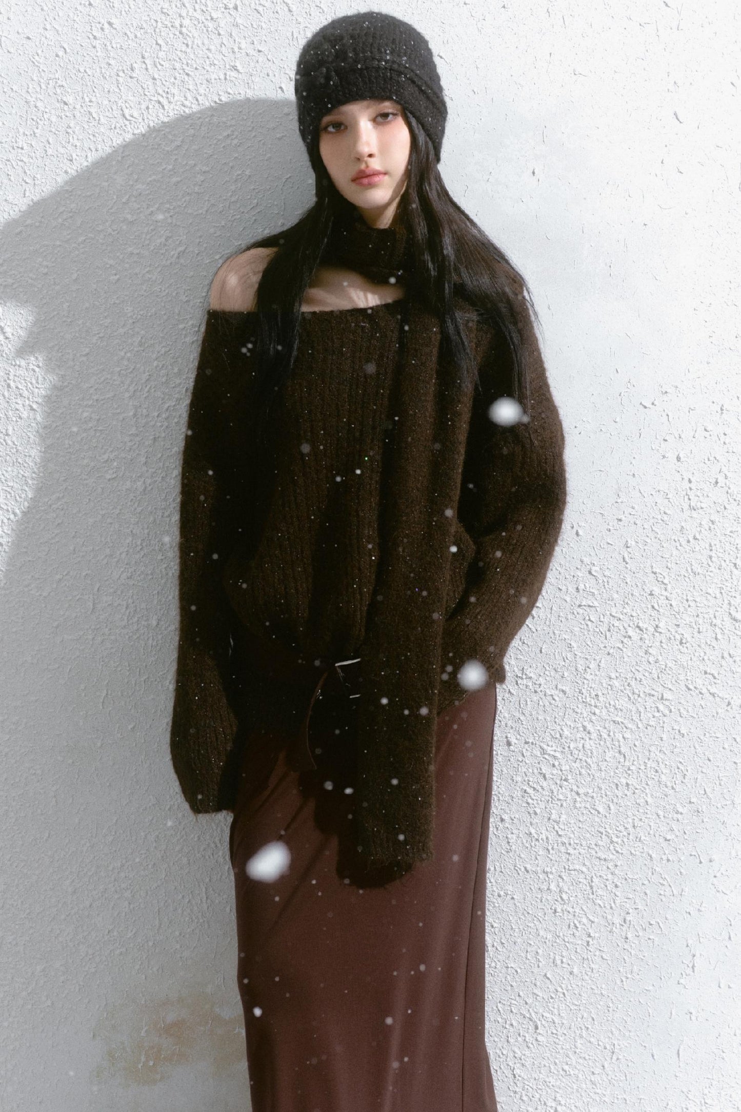 V-Neck Loose Knit Sweater
