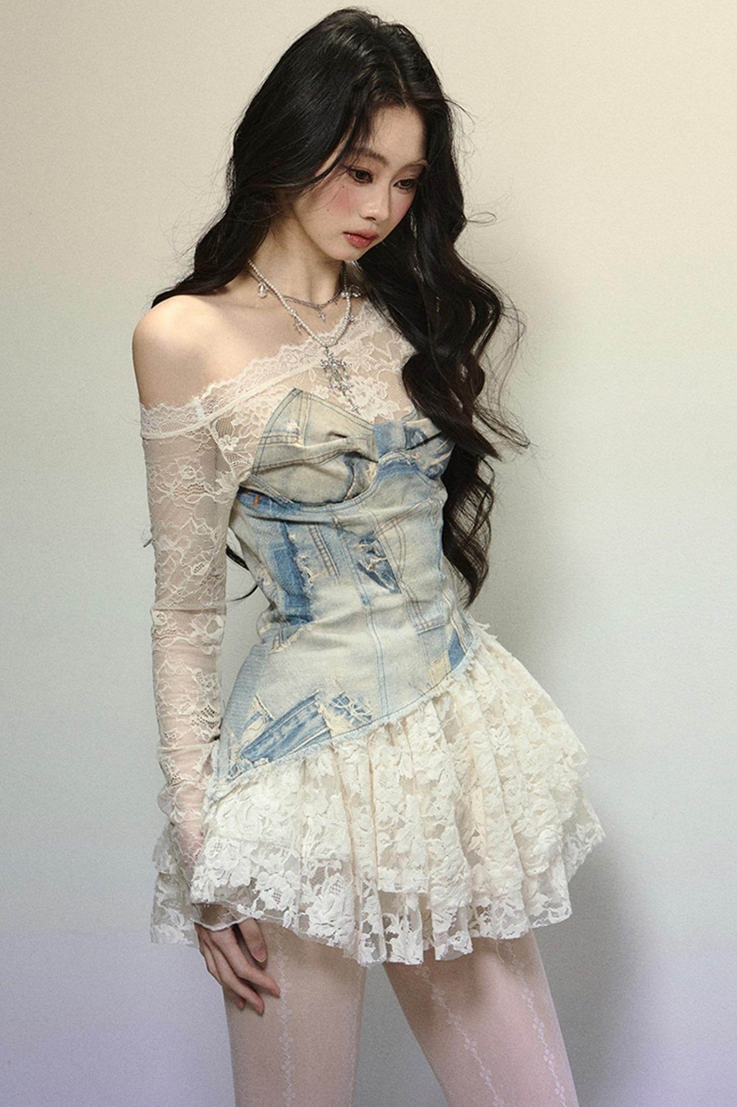 Off-Shoulder Tutu Midi Dress - My Store
