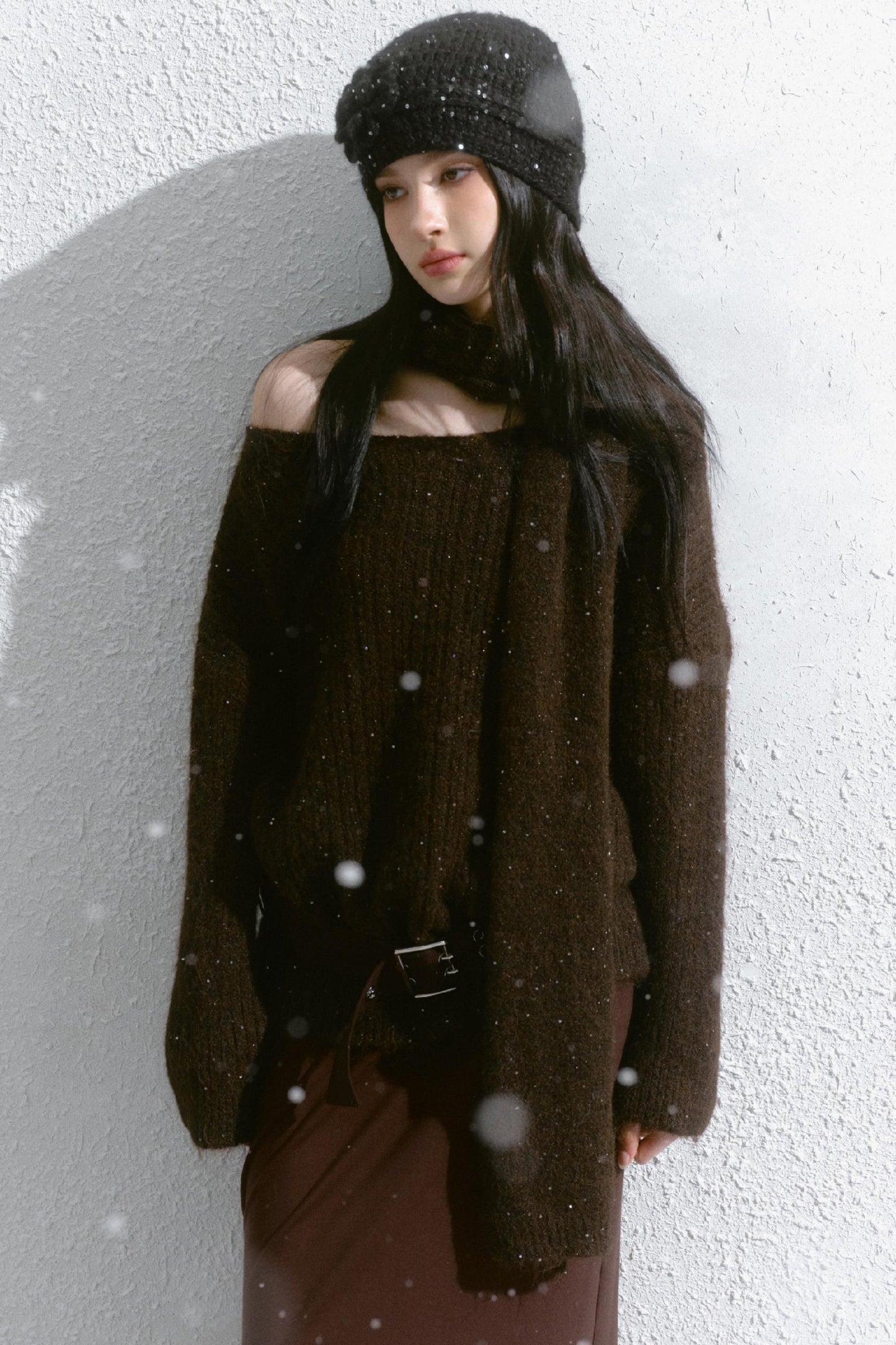V-Neck Loose Knit Sweater