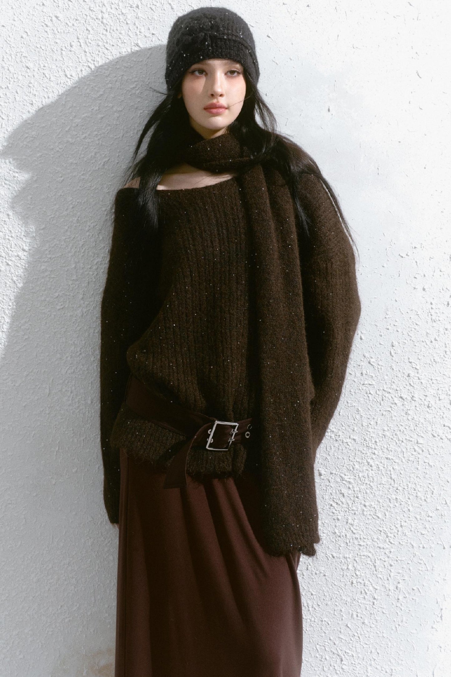 V-Neck Loose Knit Sweater