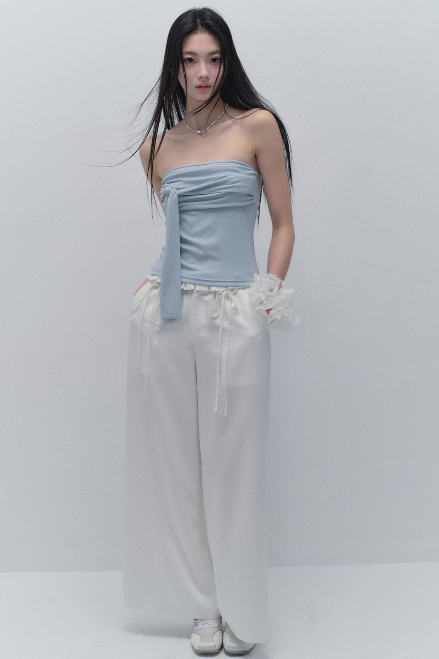 White Lace Pants