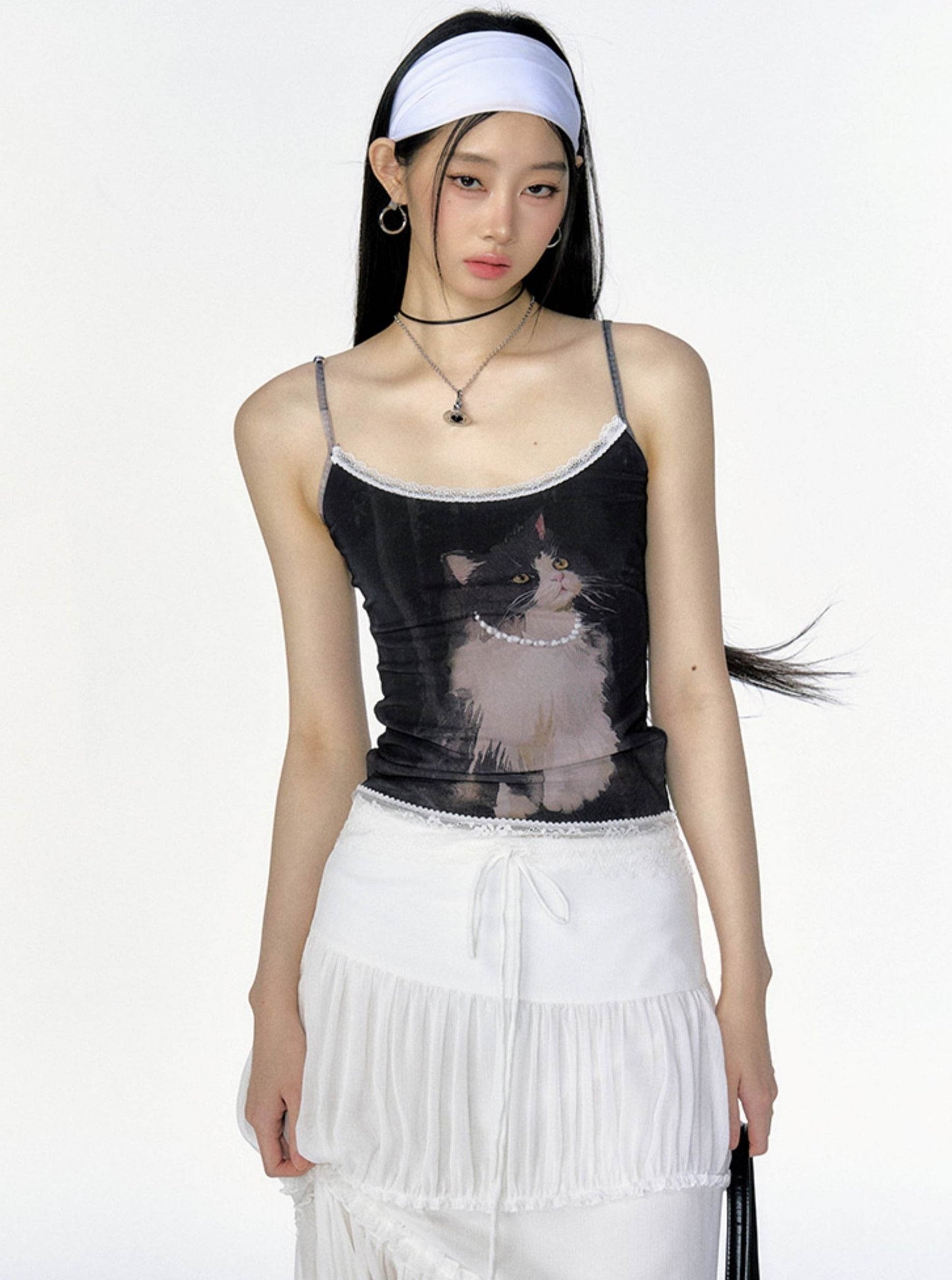 Cat Print Top - My Store