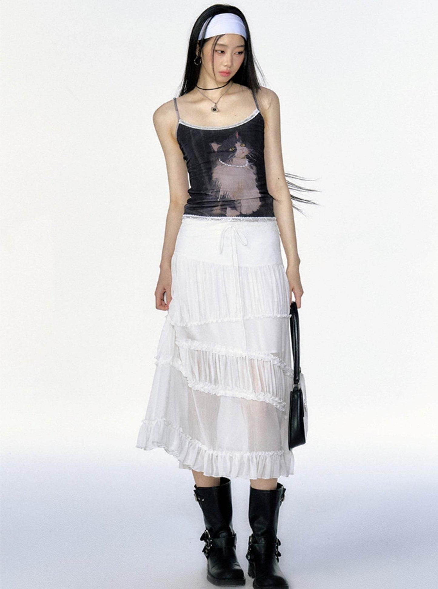 Cat Print Top - My Store