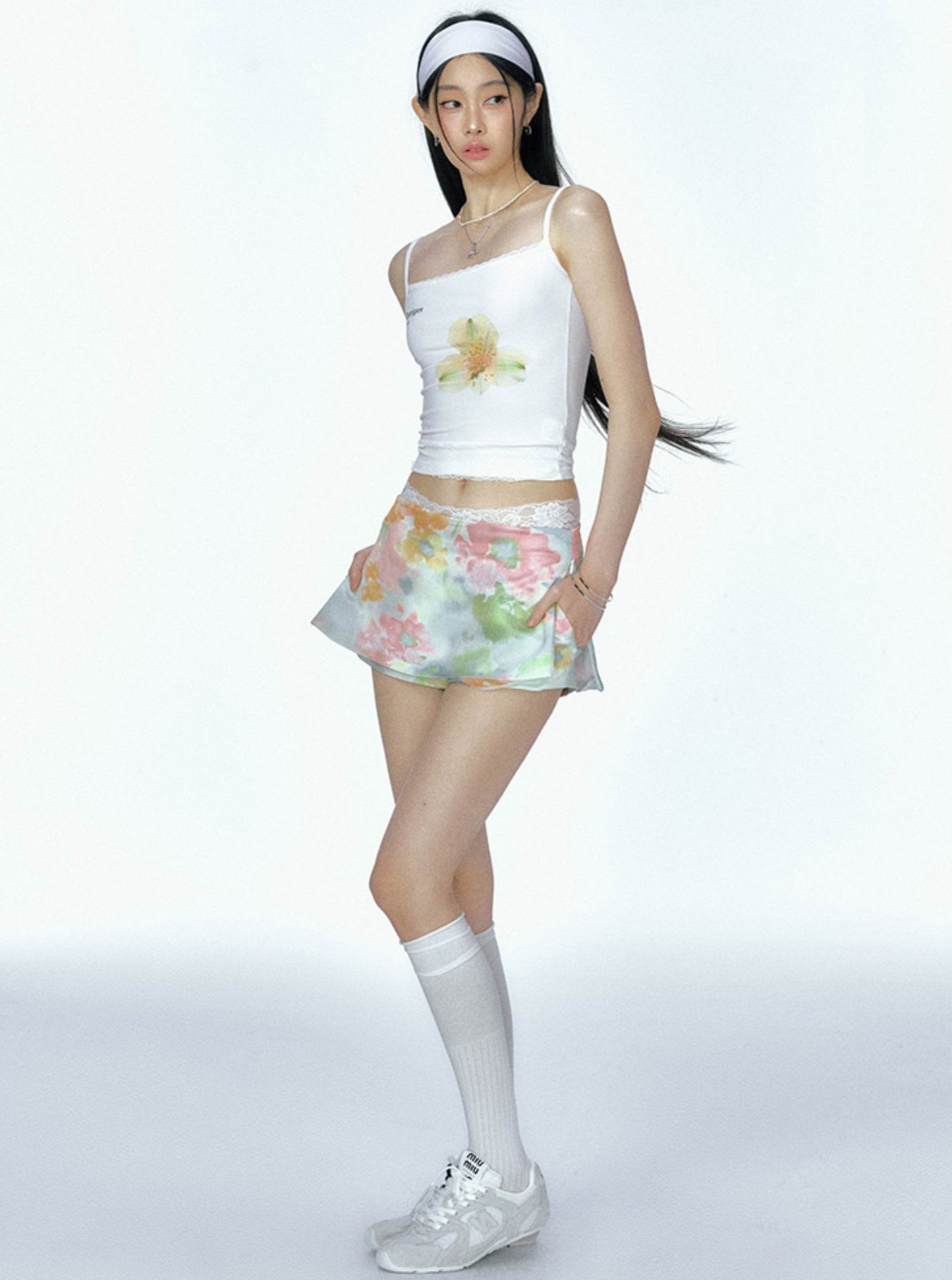 Resort Style Satin Skirt - My Store