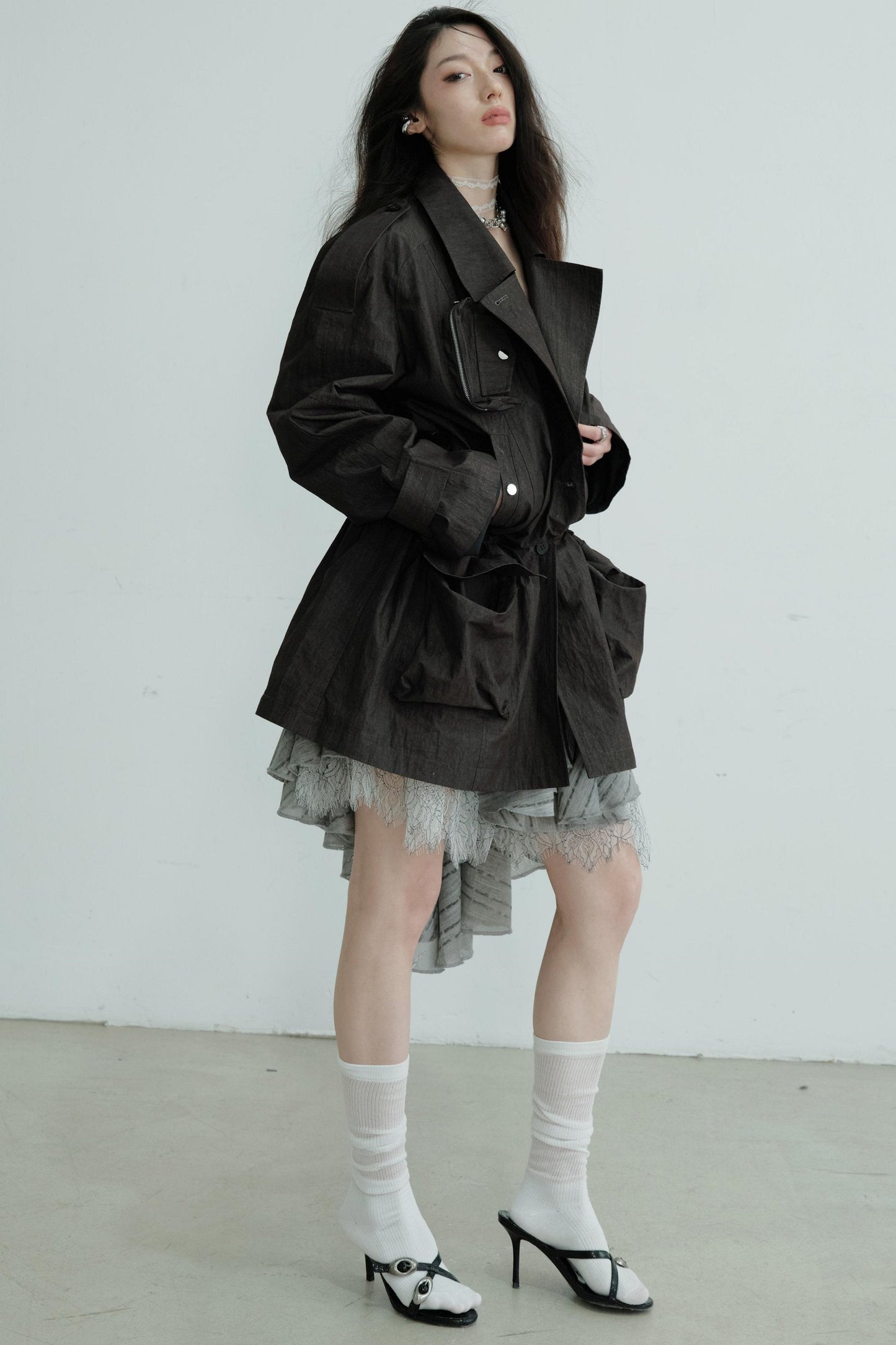 Pocket Windbreaker Jacket