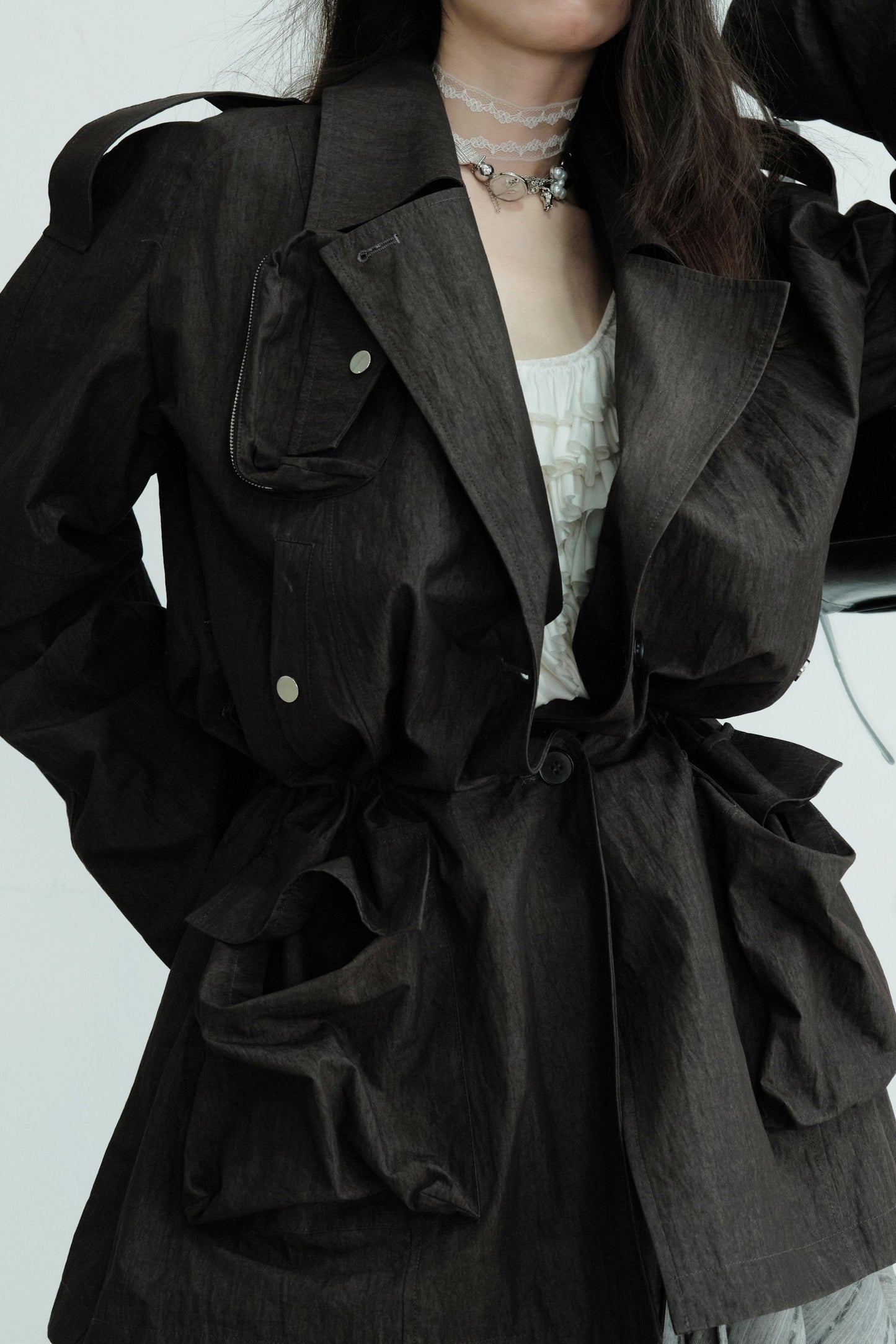 Pocket Windbreaker Jacket