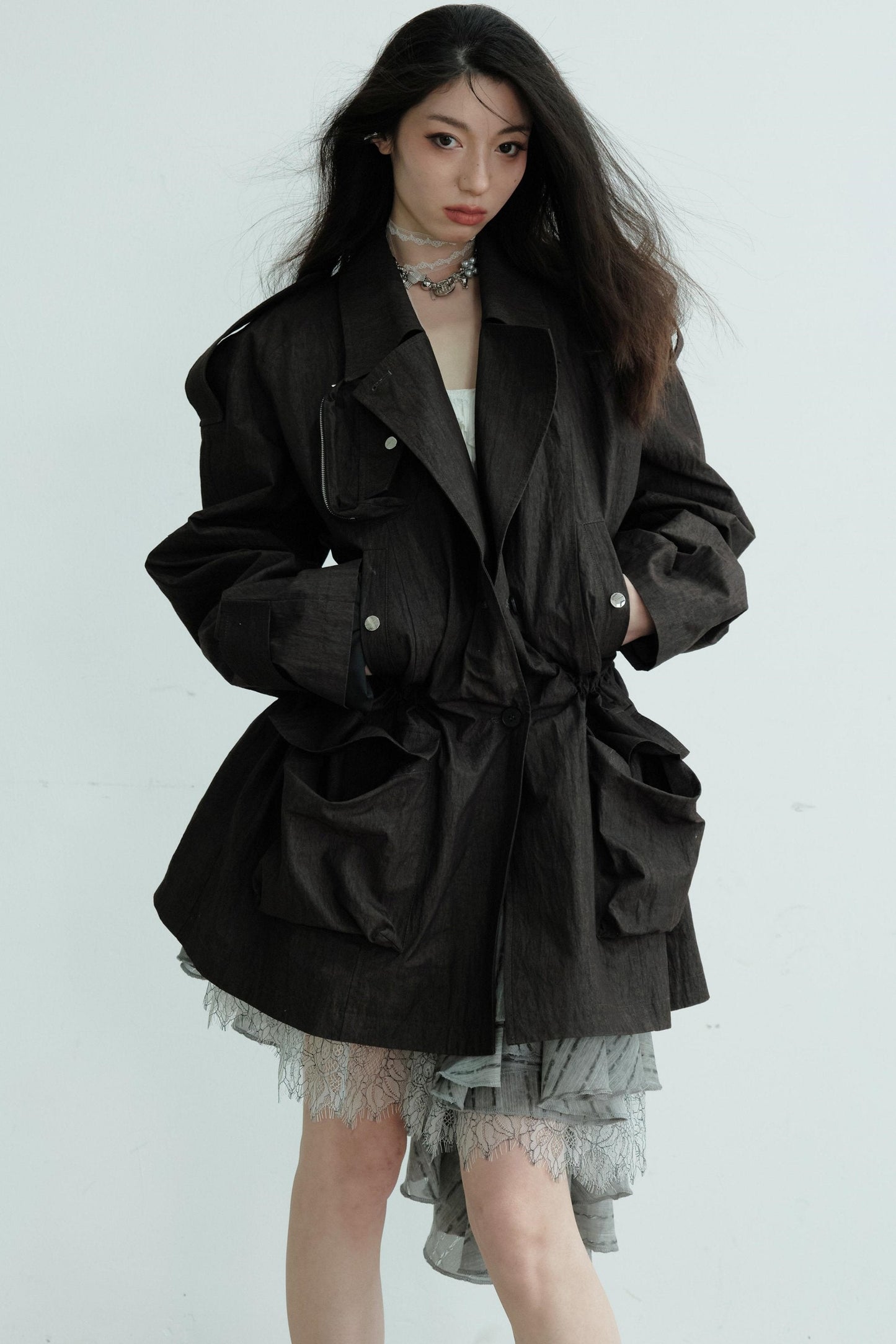 Pocket Windbreaker Jacket