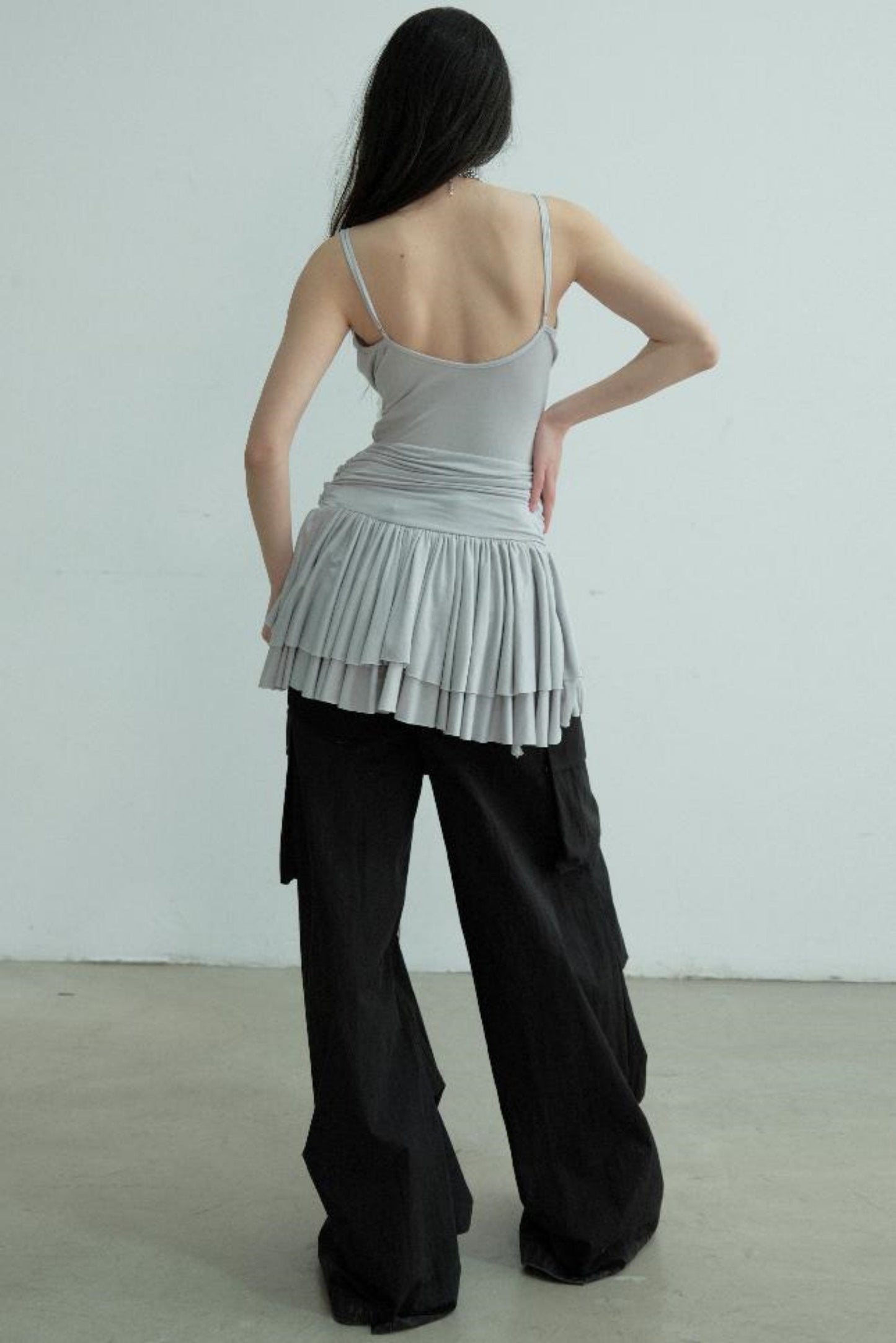 Elegant Pleated Draped Top
