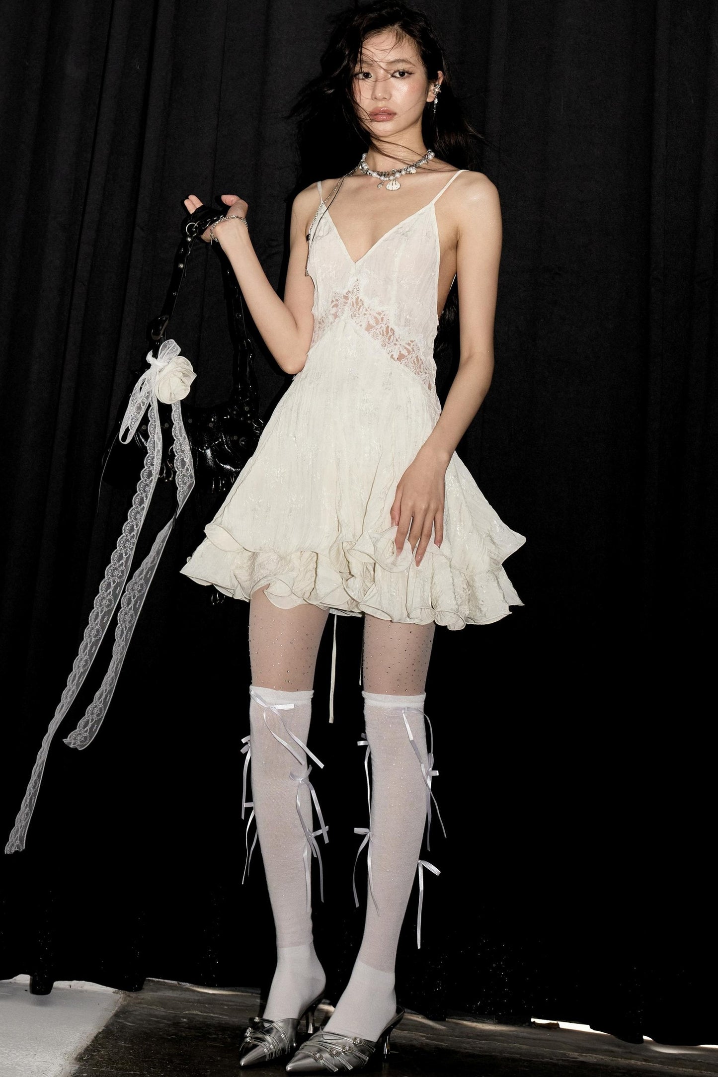 Lace Halter Dress