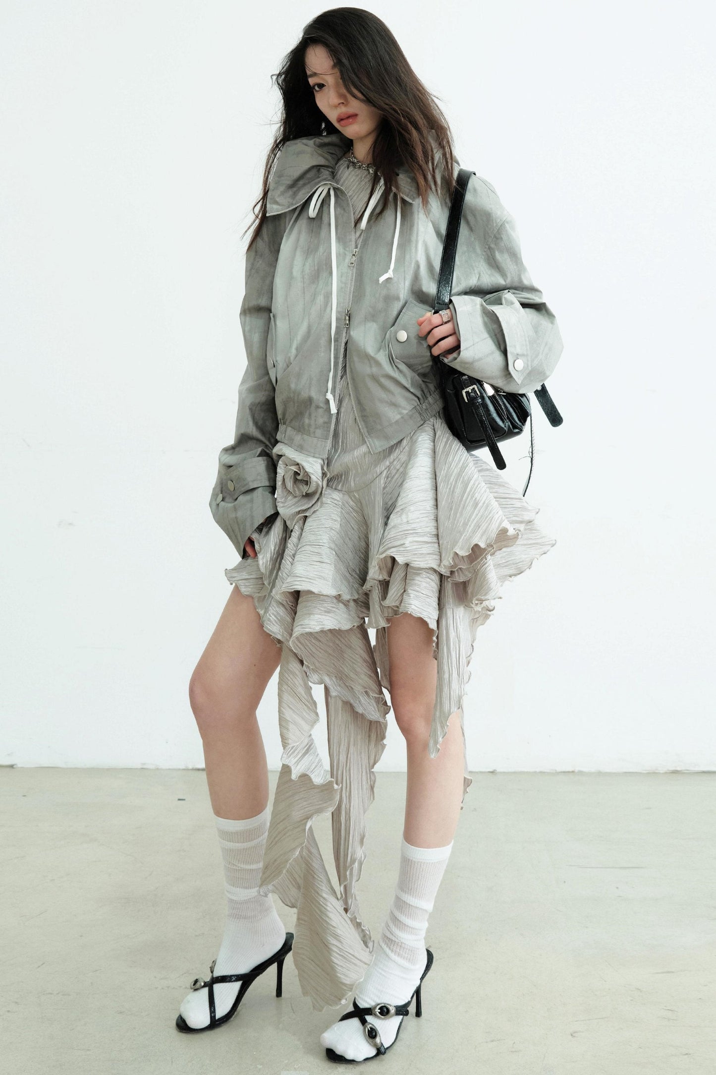 Oversized Windbreaker Jacket