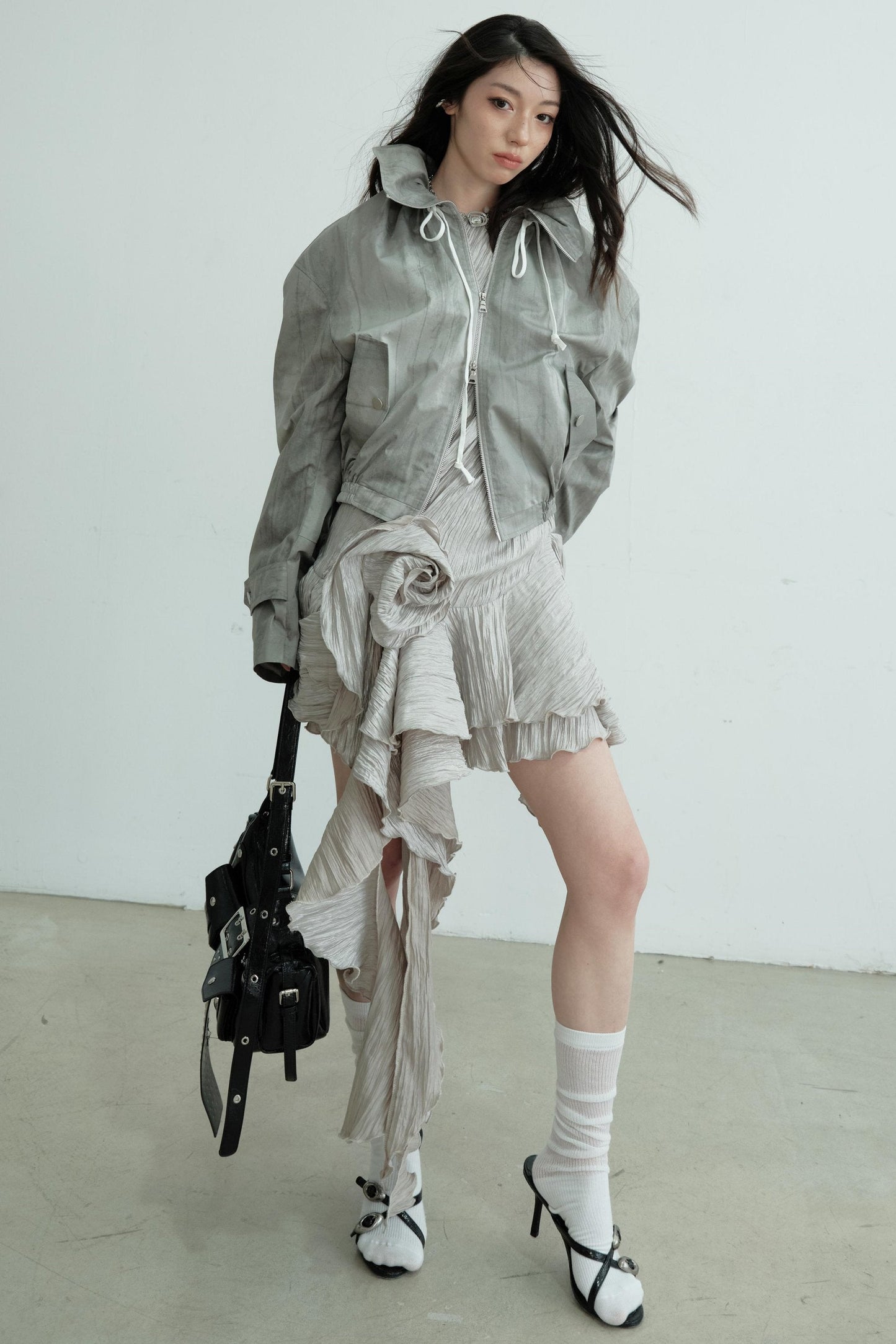 Oversized Windbreaker Jacket