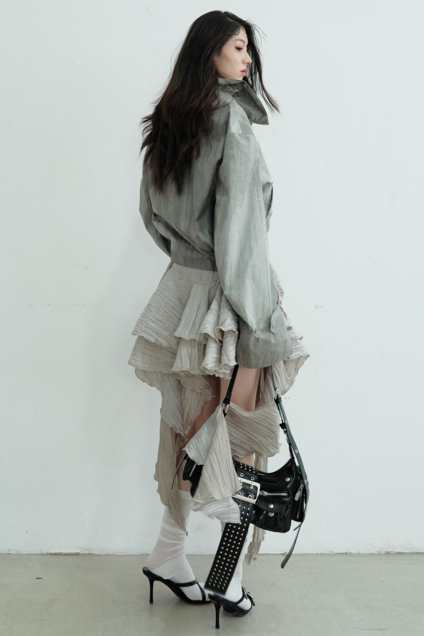 Oversized Windbreaker Jacket