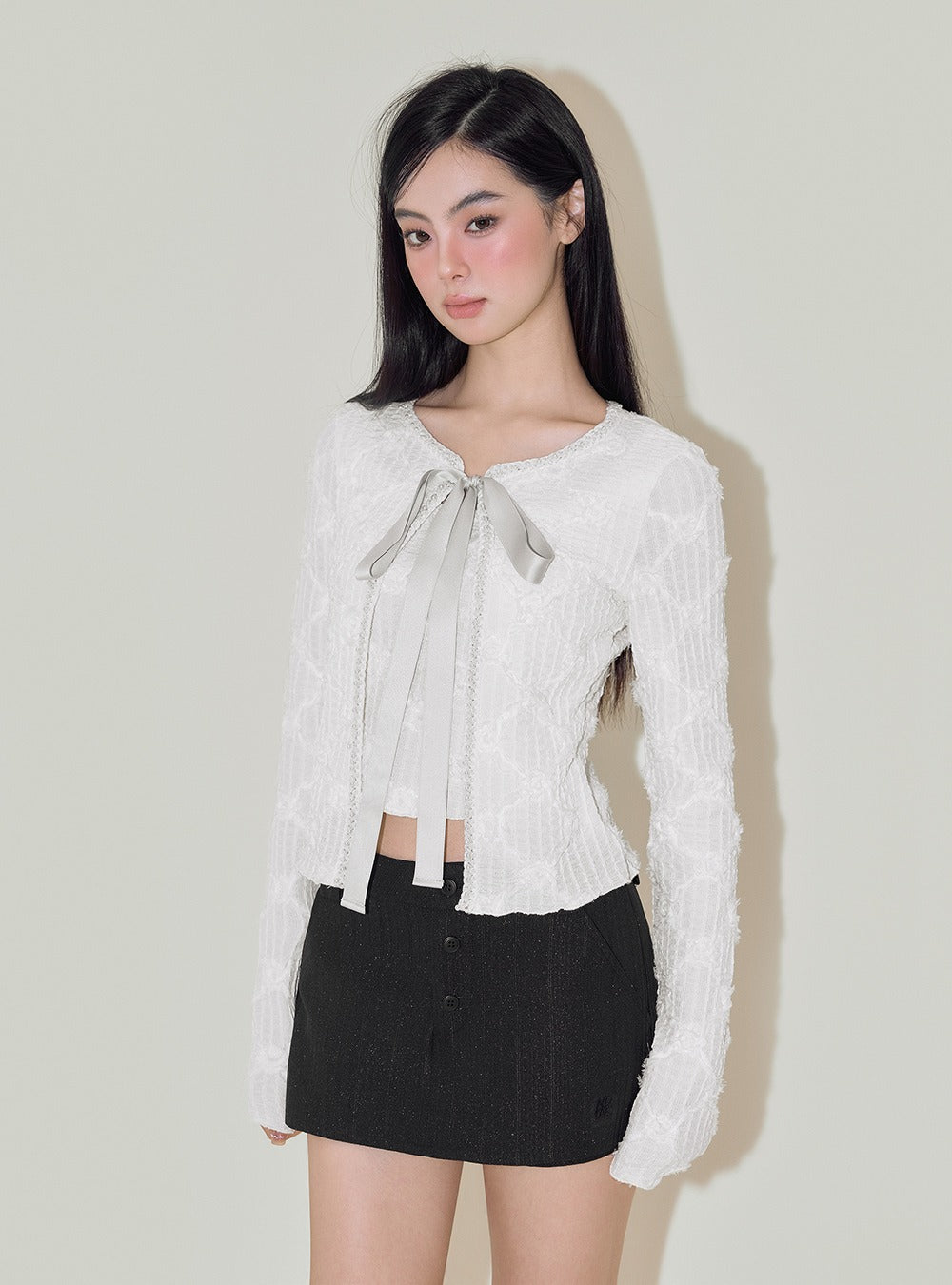 Botai Lace Two-Piece Cardigan