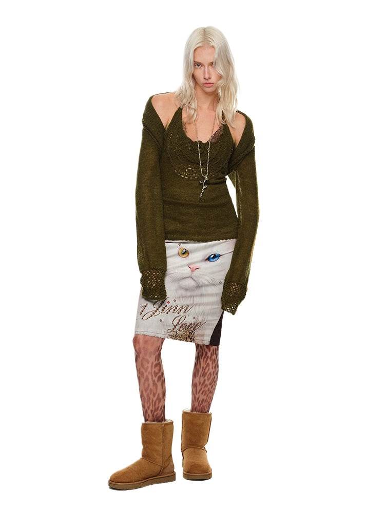 Crochet Knit Cardigan - My Store