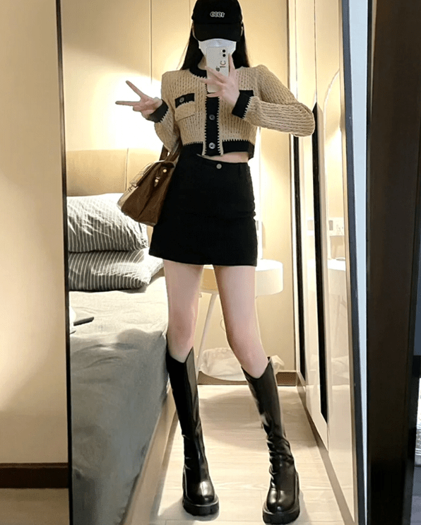 Straight Long Knee High Boots