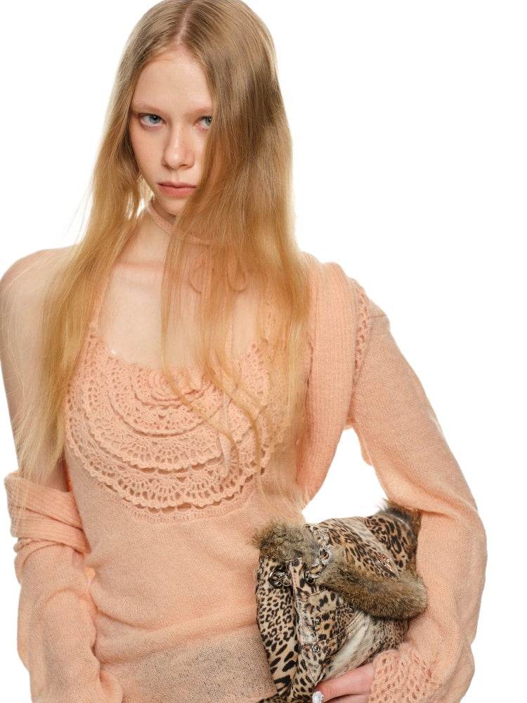 Crochet Knit Cardigan - My Store