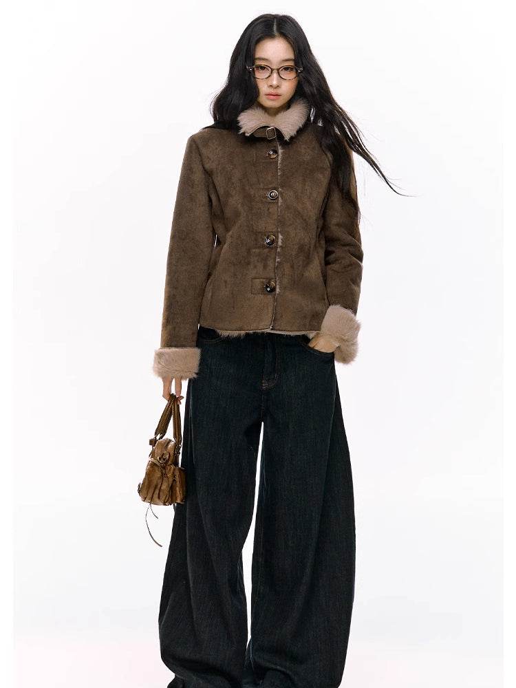Fur Wool Jacket - My Store