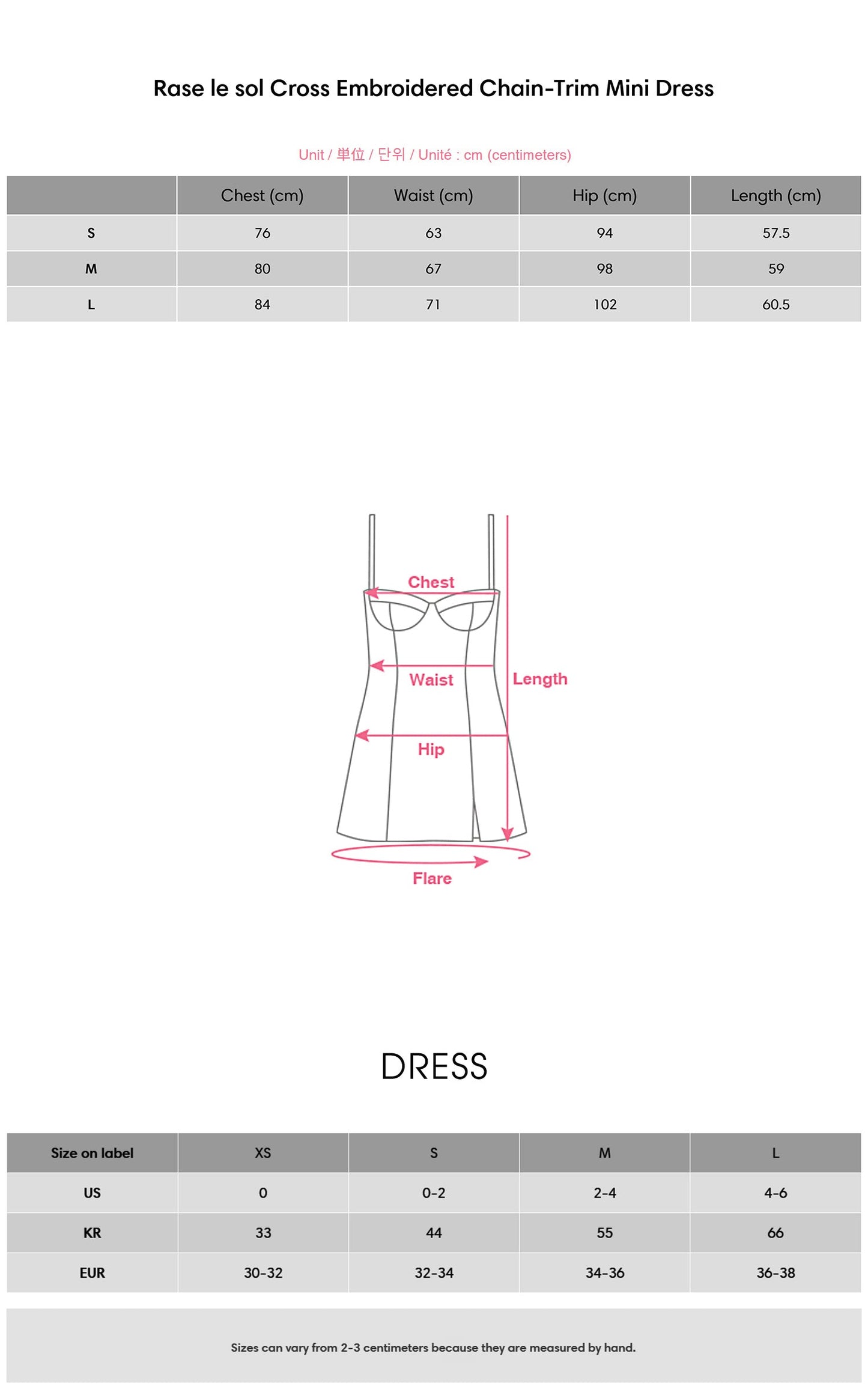 Cross Embroidered Chain-Trim Mini Dress