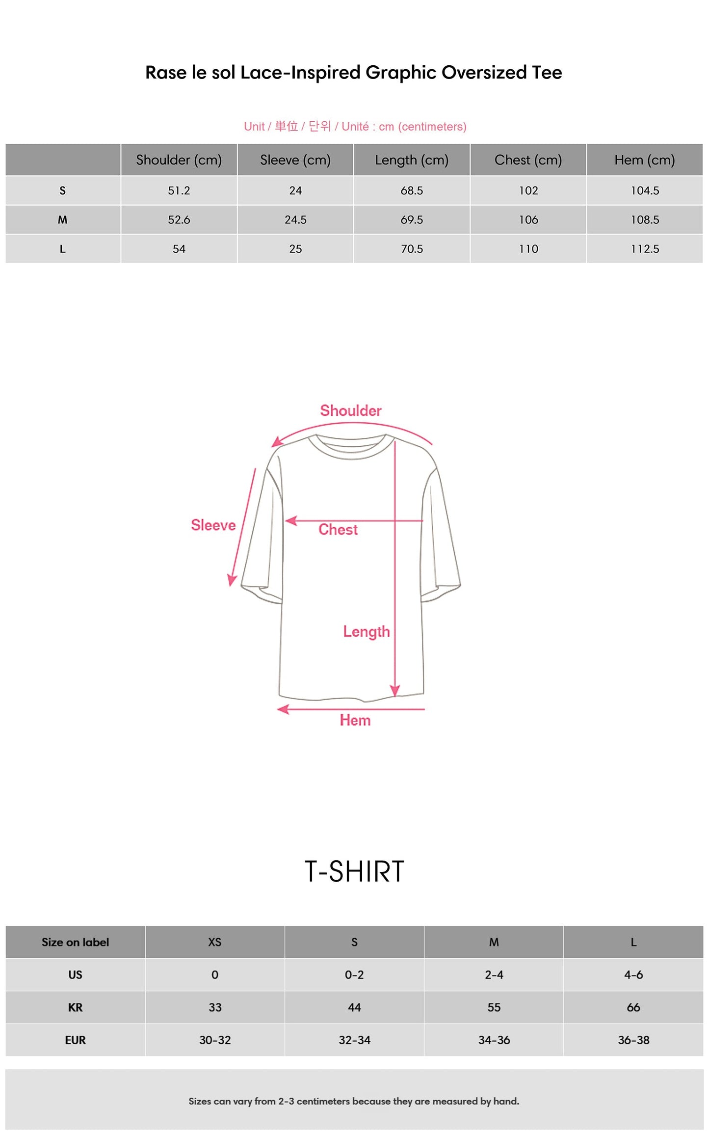 Lace-Inspired Graphic Oversized Tee